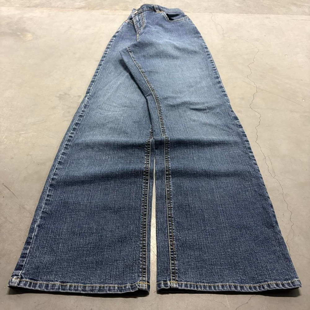 Vintage Y2K/2000s Baggy Bootcut Old Navy Streetwear Skater Dark Wash Denim Jeans